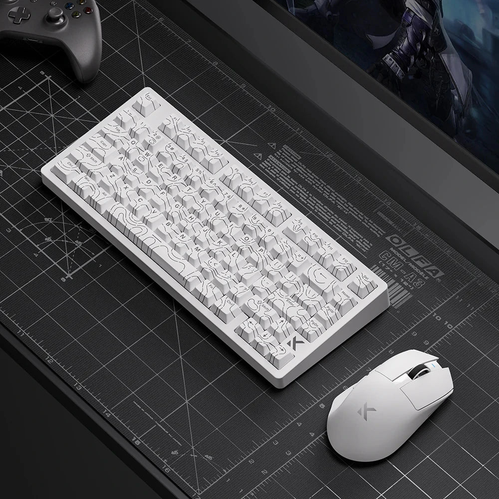 MCHOSE Jet 75 Magnetic Switch Gaming-Tastatur Hall Effect Hot-Swappable Angepasstes RGB Snap Tap 0.1ms Latenz 8kHz Abfragerate