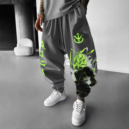 Pantaloni da uomo Dragon Ball Sportswear Broly primavera, autunno e inverno, anime giapponese, jogger Y2K Harajuku in cotone