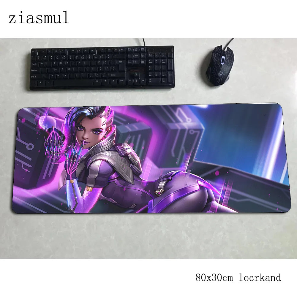 Overwatch Gaming-Mauspad Aestheticism 800x300x3mm Notebook-Mausmatte Gaming-Mousepad Cartoon-PC-Schreibtischunterlage-Mausmatte