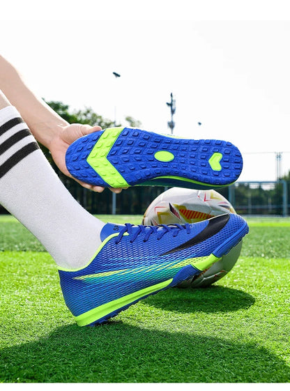 Bottes de Football pour hommes, chaussures de stade à ongles longs, confortables, de haute qualité, antidérapantes, pour Match de société professionnelle