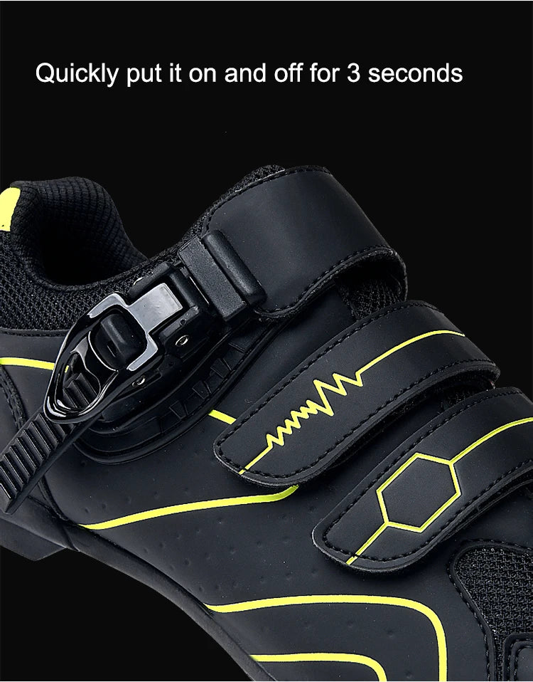 Neue Fahrrad-Sneaker für Herren mit Cleats – Speed-Fahrradschuhe für Damen, Fahrradschuhe mit Gummisohle