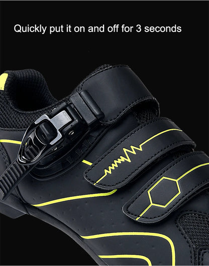 Neue Fahrrad-Sneaker für Herren mit Cleats – Speed-Fahrradschuhe für Damen, Fahrradschuhe mit Gummisohle