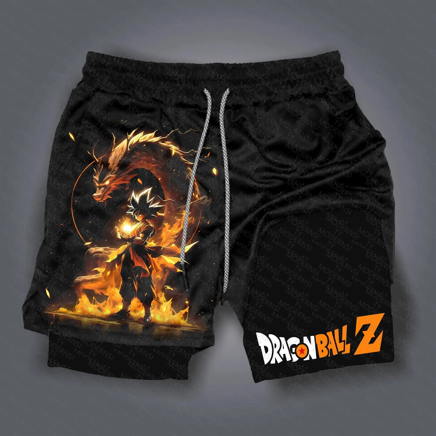 Unisex 2026 Dragon Ball Anime Men's Shorts Sportswear Quick Dry Gym Pants Double-layer 2 in 1 Shorts Y2k Summer New Streetwear