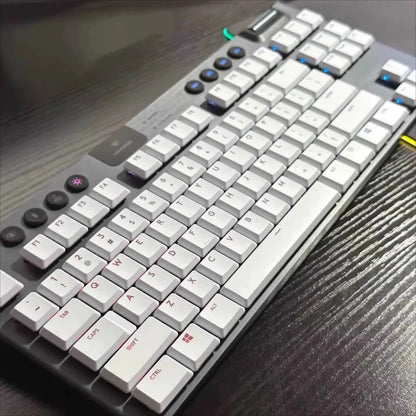 Keycap testurizzato antiscivolo trasparente retroilluminato G915 913 TKL G815 G813, compatibile con tastiera meccanica Logitech