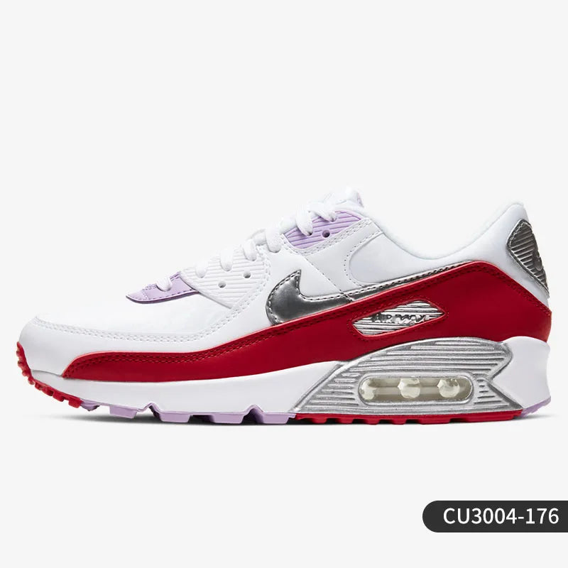 Ténis casuais almofadados unissexo Nike Official Genuine AIR MAX 90 CNY novos CU3004-176