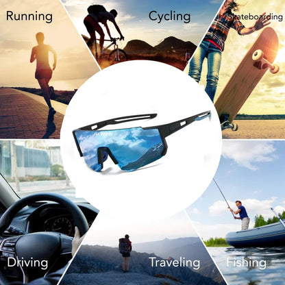 New men's and women's polarized UV400 cycling sunglasses, running and hiking UV resistant glasses, outdoor play sunglasses