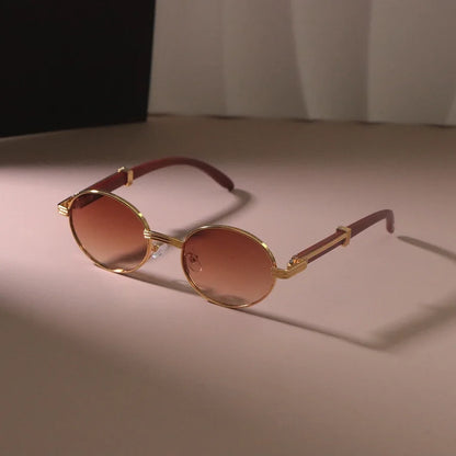 Casual Oval Round Sunglasses Women Men Sun Glasses Female Mirror Colors Designer Brand Fashion Luxurious Gradient Eyewear