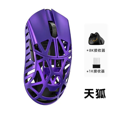 Wlmouse Mini Pro Mouse professionale ultraleggero in lega di magnesio, mouse gaming wireless trimodale, polling rate 8K, PAW3950, DPI30000