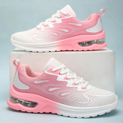 Sneaker Women Walking Shoes Women's Fashion Air Cushion Mesh Breathable Tennis Sport Shoes