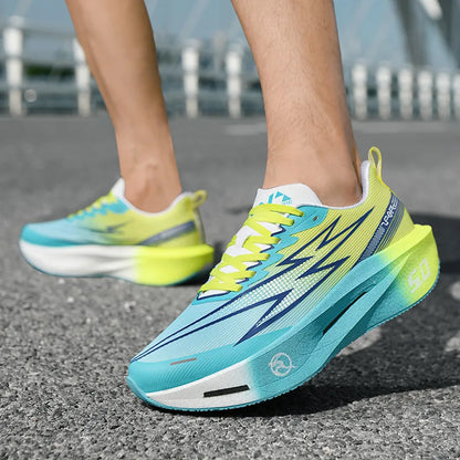 Scarpe da running 5.0 MIX con piastra in carbonio per uomo e donna, sneakers da gara per maratona, stabili, reattive, ammortizzanti e da allenamento