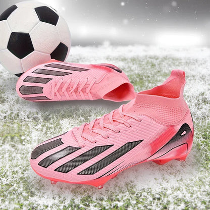 New Men's Football Boots Cleats Boys Ultralight Sport Soccer Shoes Adult Professional Non-Slip Comfortable Training Match Grass