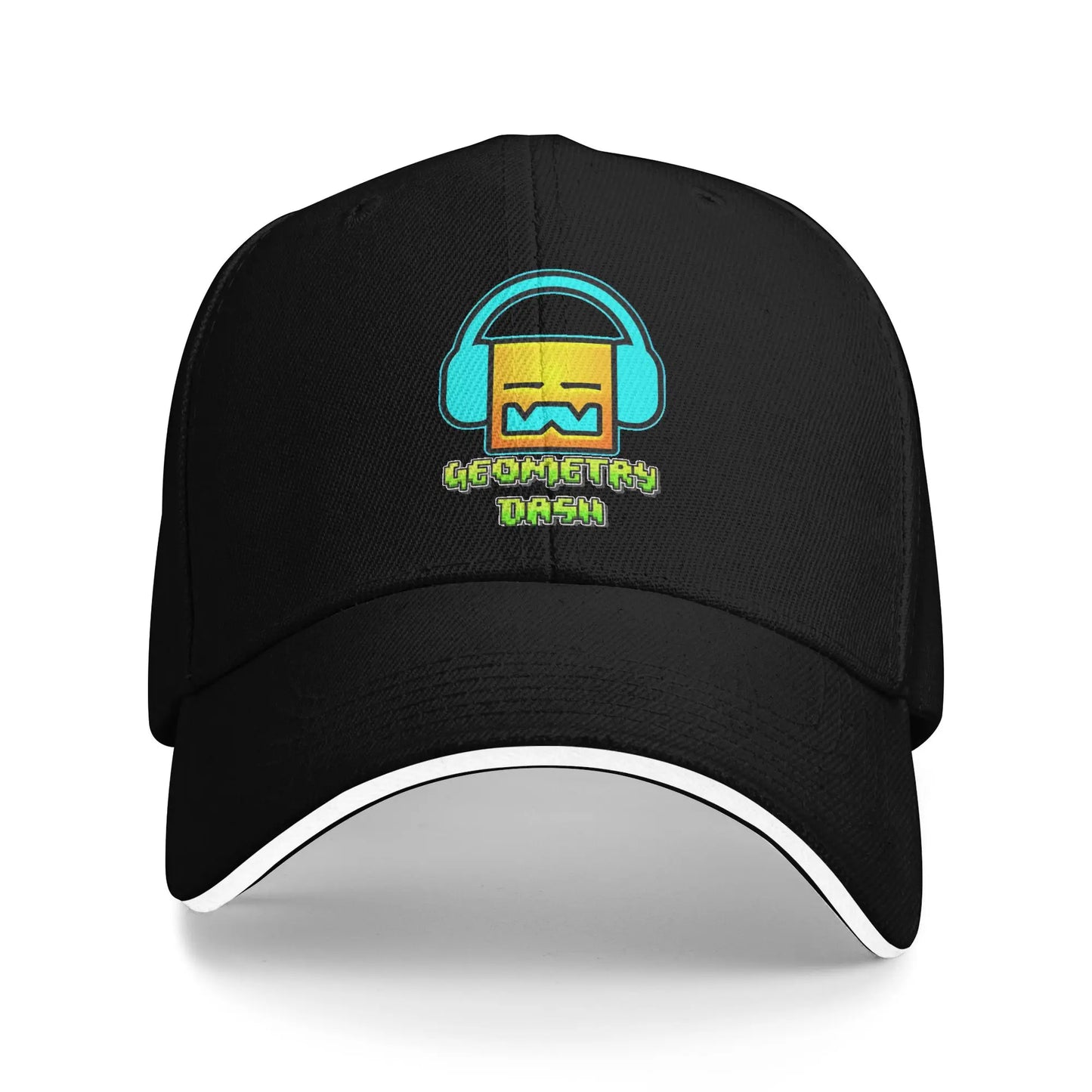 Geometry Gaming Cube Dash Baseball Caps Hip Hop Extreme Demon Sandwich Cap Unisex Style Adjustable Dad Hat Running Golf