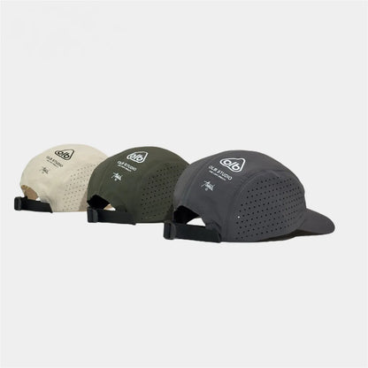 Short Brim Quick-Drying Mesh Baseball Cap - Breathable Lightweight UV Protection Sunshade, for Men Women Couples, Outdoor Hiking