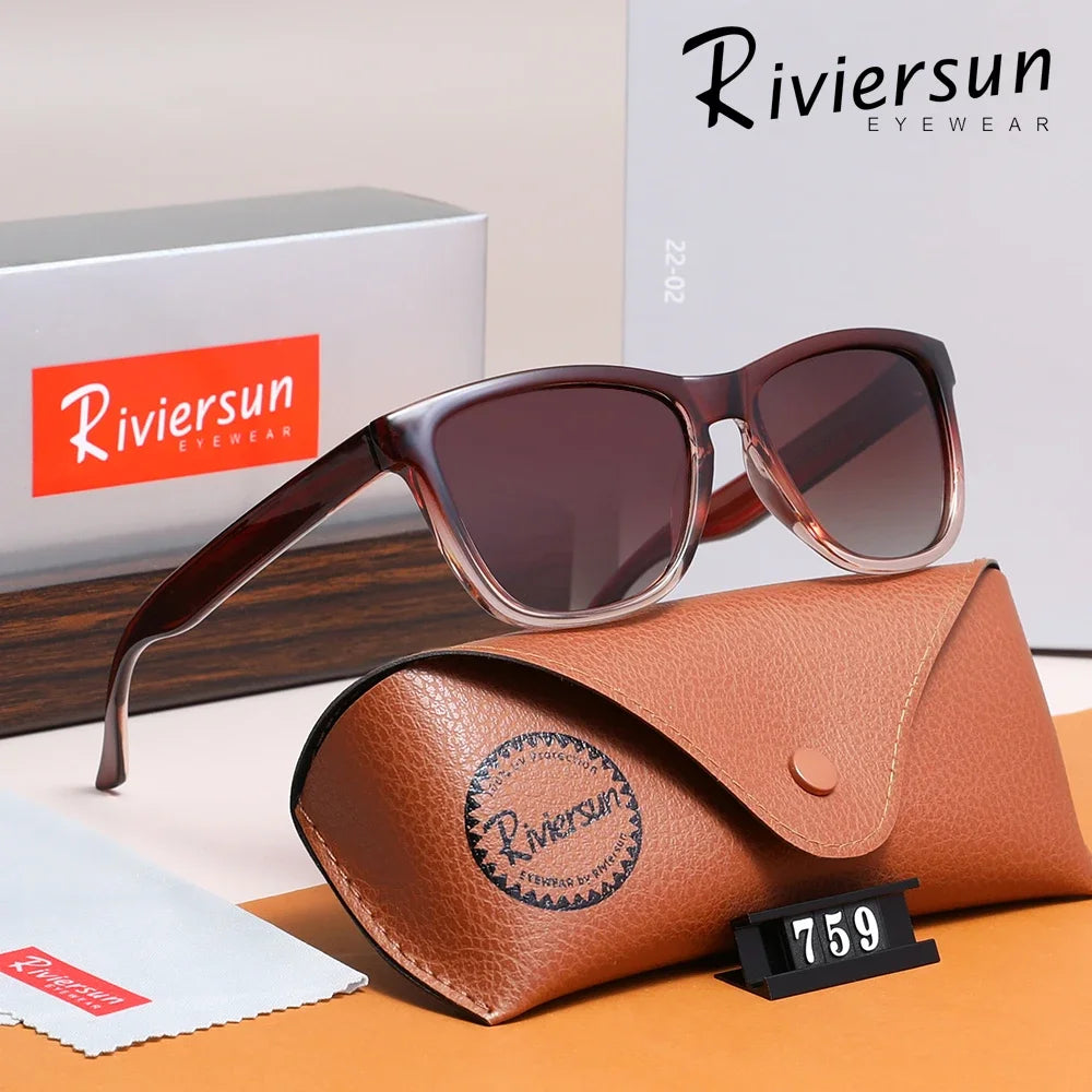 Square Frame Sunglasses Polarized UV400 Casual Men Women Driving Glasses Ultralight Unisex