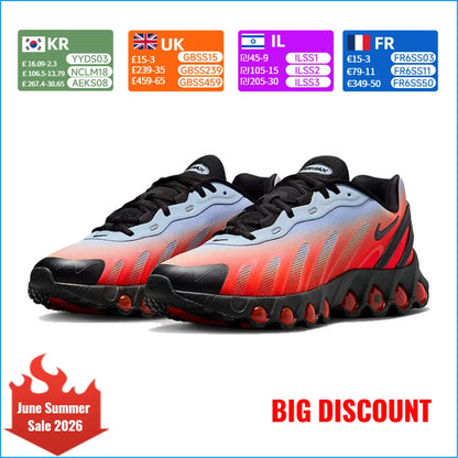 Nike Air Max Dn8 Classic Versatile Running Shoes Unisex Style Red IH4119-401