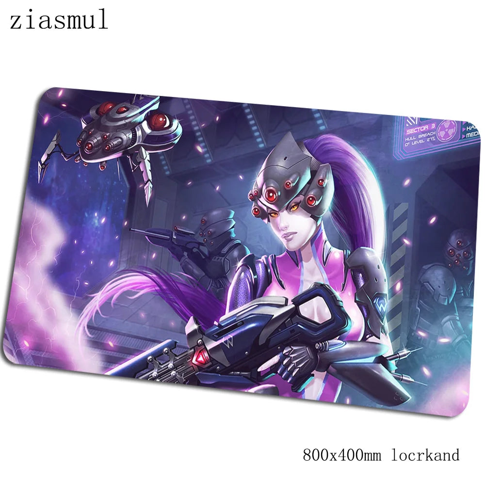 Overwatch-Mauspad 800x400x3mm – Bestseller-Computermatte, Gaming-Zubehör, großes Mauspad für Tastatur, PC-Spiele und Gamer