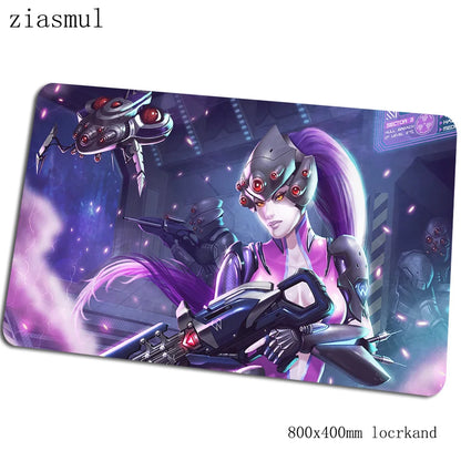 Overwatch-Mauspad 800x400x3mm – Bestseller-Computermatte, Gaming-Zubehör, großes Mauspad für Tastatur, PC-Spiele und Gamer