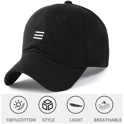 Big Head Plus Size Baseball Cap 100% Cotton Fits Men Women Adjustable Dad Hat Oversize 58-60cm 61-65cm