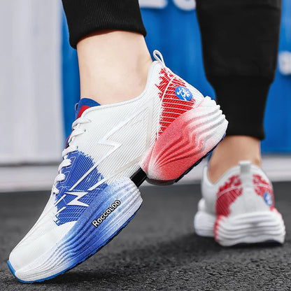 Zapatillas deportivas de alto rebote para pareja, profesionales para maratón, cómodas para jogging, con amortiguación, antideslizantes y para carreras