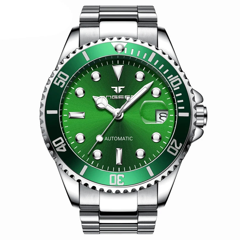 Montres-bracelets mécaniques BINBOND pour hommes, luxueuses, lumineuses, étanches, automatiques, à tourbillon, squelette
