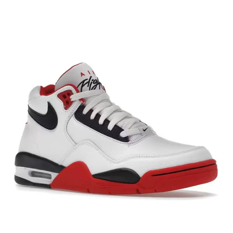 Nike Flight Legacy Retro Fashion Minimalist Premium Comfort Cushioning Anti-Slip Basketball Shoes Men's BQ4212-100