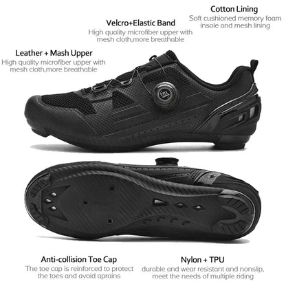Professional Men's MTB Cycling Shoes White Racing Self-Locking 2024 Speed Road SPD Bicycle Sneakers New Women's Flats Cleats Shoes