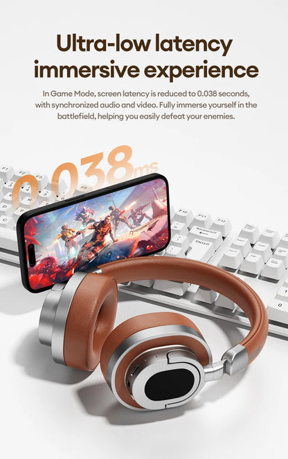 Cuffie over-ear Lenovo LE602 Bluetooth 6.0 – Headset gaming HiFi stereo ANC wireless e cablato con microfono ENC HD