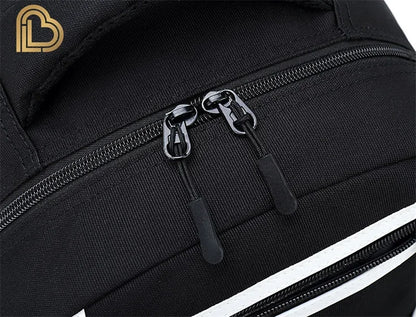 Mochila Yule Trooper F-Fortnited Battle Royale com carregamento USB, figuras anime e compartimento para material escolar para estudantes