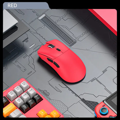 Rato Gaming Sem Fios Attack Shark R1 Leve Bluetooth 2.4G PAW3311 18000DPI Ergonómico com Macro