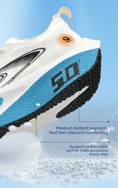 Unisex 2025 Laufschuhe mit Vollcarbonplatte – professionelle Marathon-Rennschuhe, leicht, federnd gedämpft und atmungsaktiv