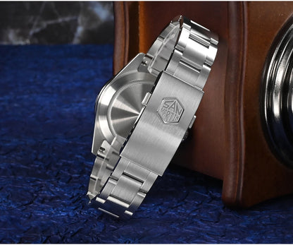 San Martin Neue 39mm NH34 BB GMT Automatikuhr, mechanische Sportuhr, Saphirglas, Leuchtanzeige, wasserdicht bis 100m, für Herren, Relogio SN0054