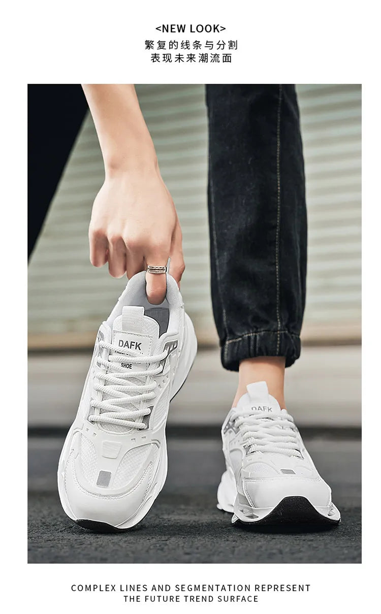 Ténis casuais para homem, ténis de luxo, ténis de corrida respiráveis, mocassins de moda para homem. Sapatos