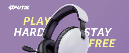 Casque Gaming Sans Fil Acinaci BL500 2.4G Bluetooth 5.3 et Filaire – Micro à Réduction de Bruit, Batterie 30H, Haut-Parleurs 50mm pour PC, PS5, PS4