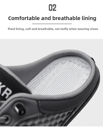 Slip-On-Sportschuhe für Herren mit Schnürung, atmungsaktivem Mesh, unisex, für Frühling und Herbst, niedrig geschnitten, flach, schnell und einfach anzuziehen