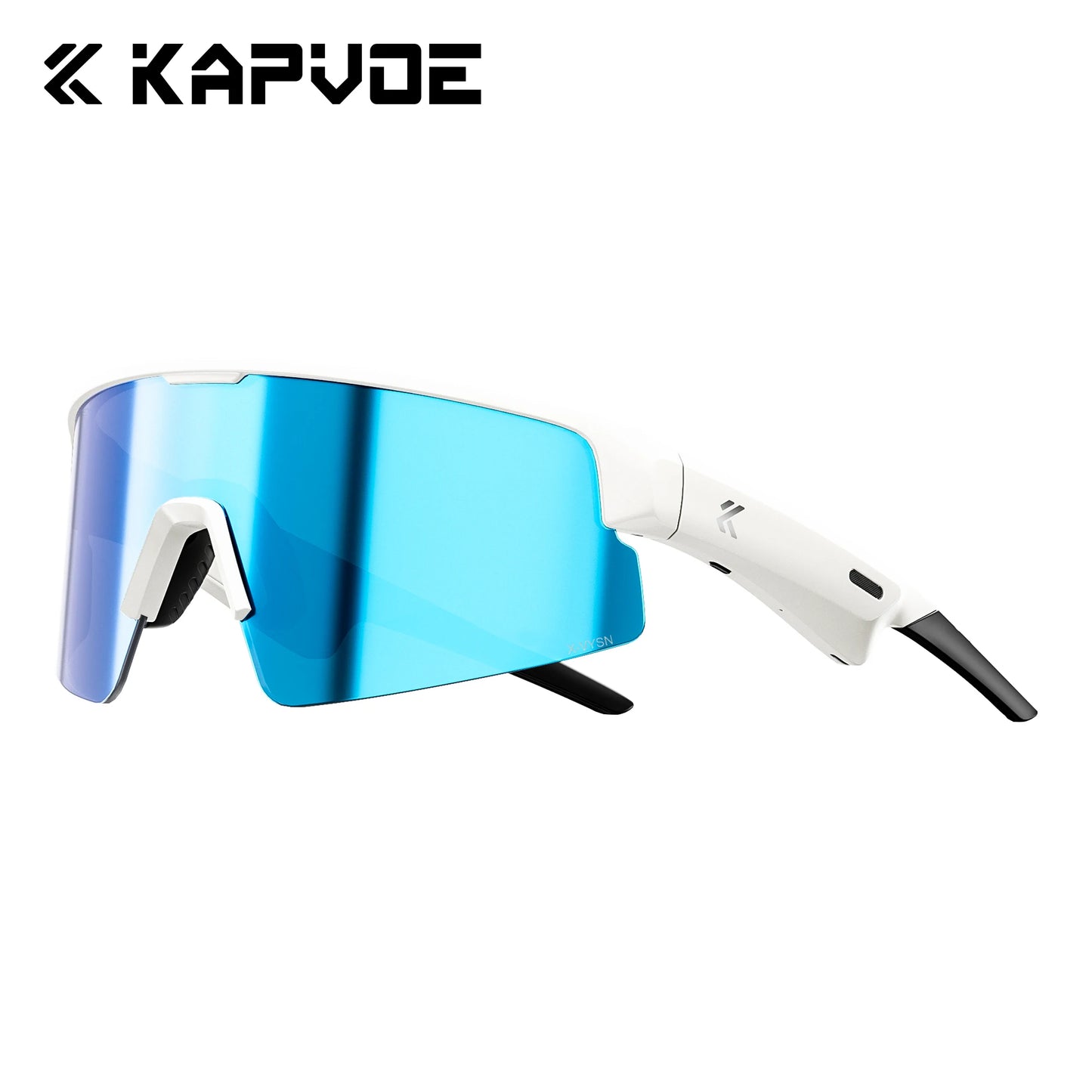Kapvoe Bluetooth Sunglasses Smart Cycling Glasses Wireless UV400 Protection Goggles Telephone MP3 Sports Cycling Glasses Men