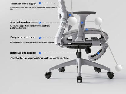 Cadeira multifunções, cadeira de escritório, cadeira para computador, cadeira reclinável, cadeira ergonómica para sesta, cadeira giratória, cadeira e-sports