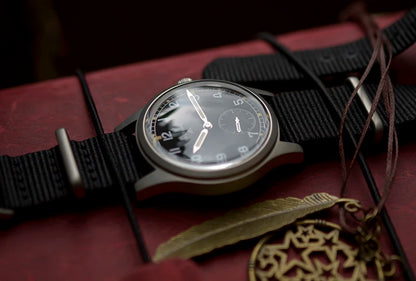 Baltany Dirty Dozen Watch Men's S2019 Military Vintage Wristwatch Small Seconds Hand VD78 Quartz Luminous 100M Waterproof Field Watch