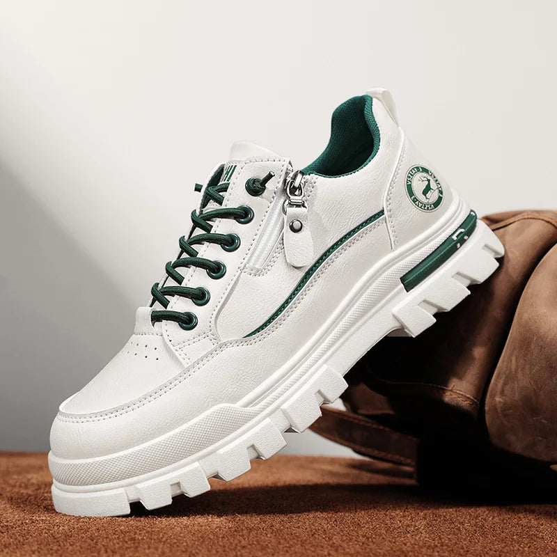 Sapatilhas de Skate para Homem, Casuais, Desportivas, de Outdoor e Caminhada, Modernas, Urbanas, Confortáveis e com Sola Grossa