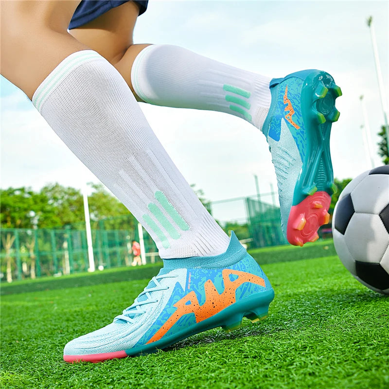 Nuove scarpe da calcio professionali da uomo, scarpini da calcio per adulti, ultraleggeri, per allenamento e gioco outdoor