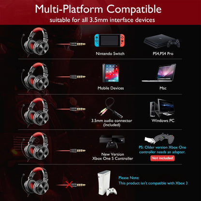 Cuffie da gaming wireless OneOdio Pro-M Bluetooth 5.2 HiFi stereo, autonomia 110H con microfono, bassi profondi, cuffie over-ear pieghevoli