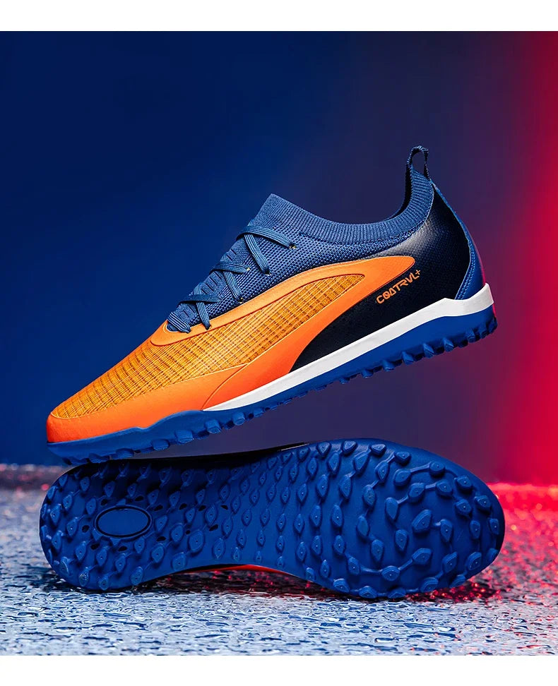 Nouveaux hommes chaussures de Football crampons de Sport adulte respirant antidérapant bottes de Football en plein air longues pointes formation garçons Match confortable