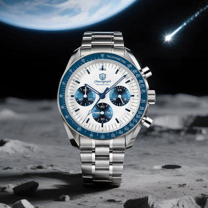Watchdives New Wd1863 Quarz-Herrenuhr VK63 Chronograph Bubble-Saphirglas Wasserdicht 39Mm Stahl Top-Marke Luxus-Business-Uhr