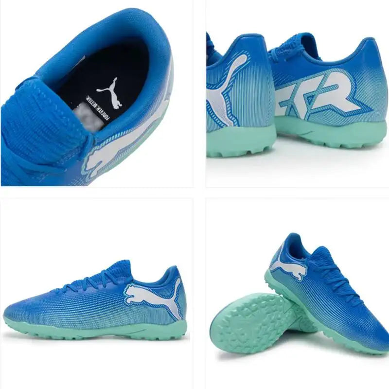 Chaussures de football PUMA pour hommes MG Cleat Soccer TT avec crampons à rainures 108519-01 108519-03, talon renforcé