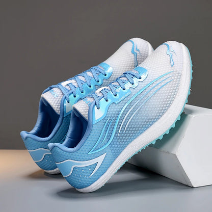 High Quality Men Women Track and Field Shoes Youth Anti-Slip Sneakers Outdoor Professional Jumping Running Shoes Student Trainers