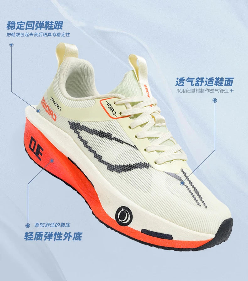 Scarpe da running con piastra in carbonio per maratona, uomo e donna, sportive, traspiranti, leggere, comode, da atletica e outdoor