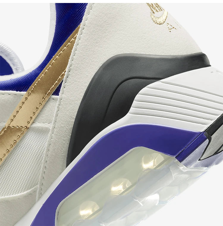 Nike Air Max 180 FJ9259-100 genuínos para homem, ténis de corrida duráveis e com bom suporte