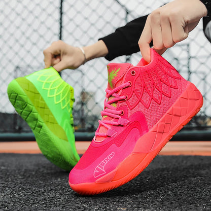 Youth Basketball Shoes for Actual Combat, Outdoor Comfortable Cushioning, Wear-Resistant, Fashionable, Breathable, High Quality