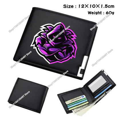 Fortnites Wallets for Kids Anime Fortress Night Wallet Cartoon Card Holder Bag Leather Short Purse Fashion Fold Purses Boys Gift