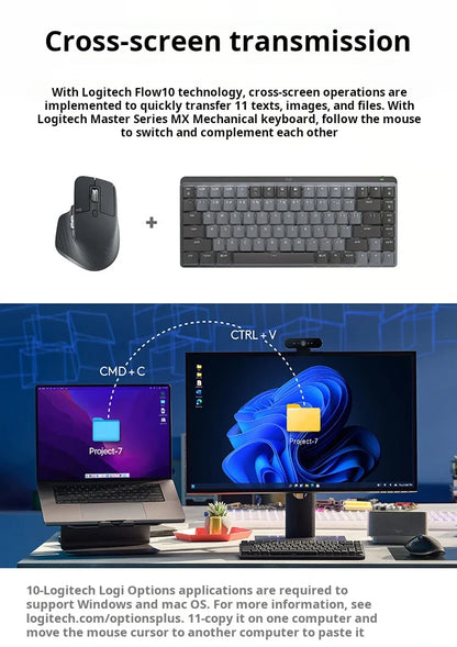 Logitech MX Master 3S kabellose Bluetooth-Maus Business Office Softtone-Maus ergonomische Business-Office-Maus