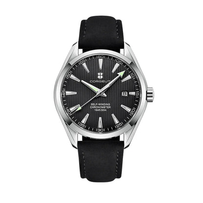 Corgeut 41mm Luxury NH35 Movement Men's Sport Clock Automatic Relogio Masculino Mechanical Wristwatch Sapphire Steel Band Men's Watch